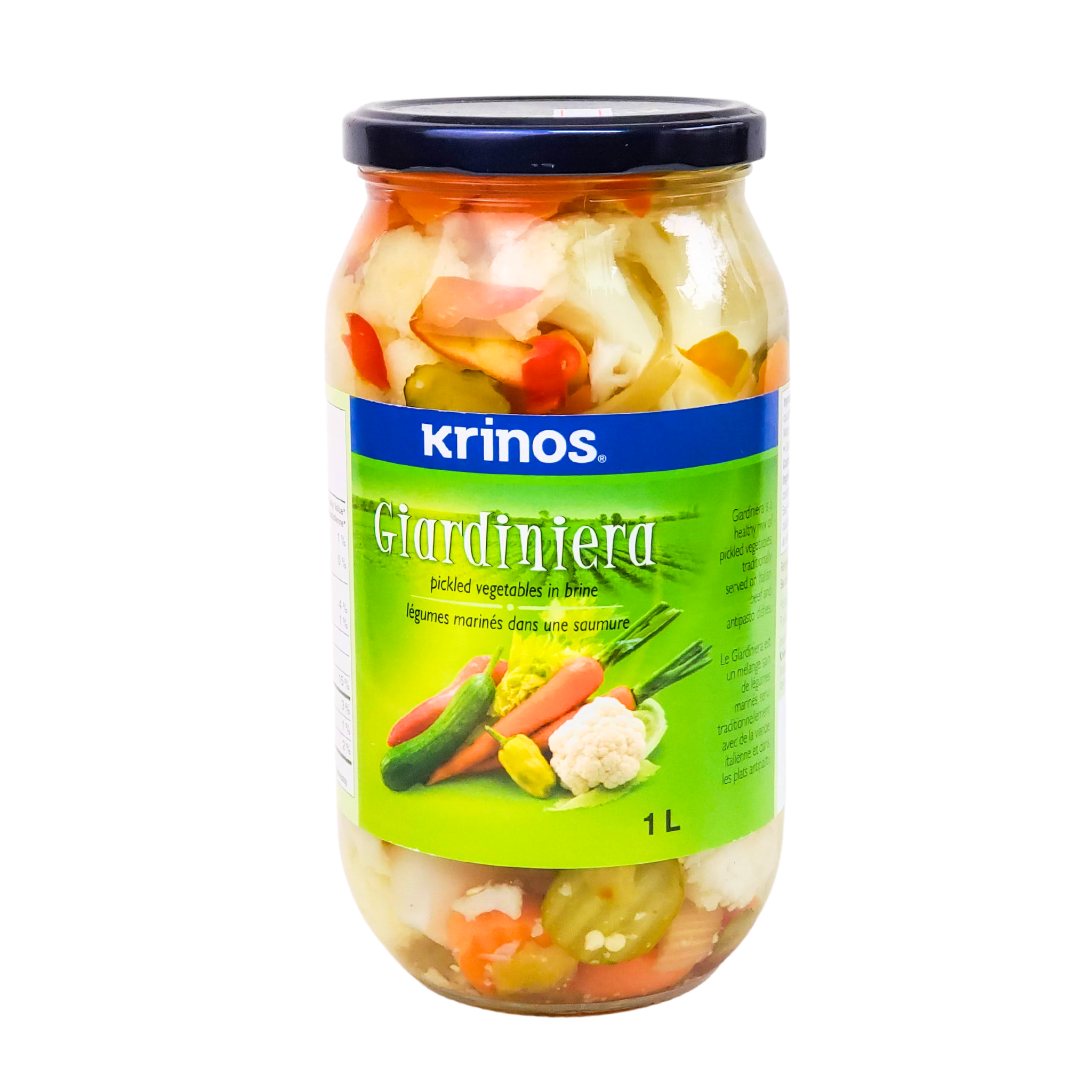 Krinos Giardiniera Pickled Vegetables in Brine 1L