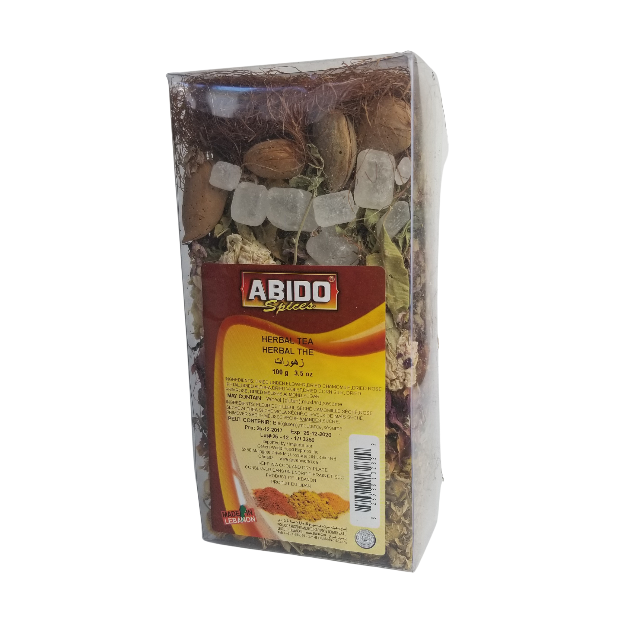 ABIDO Spices Lebanese Herbal Tea Zhoorat 100g