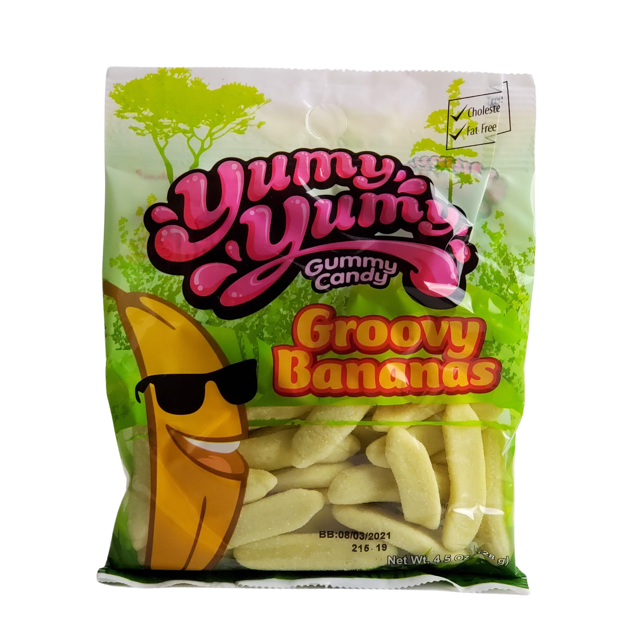 Yumy Yumy Gummy Candy Groovy Bananas