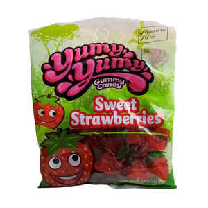 Yumy Yumy Gummy Candy Sweet Strawberries