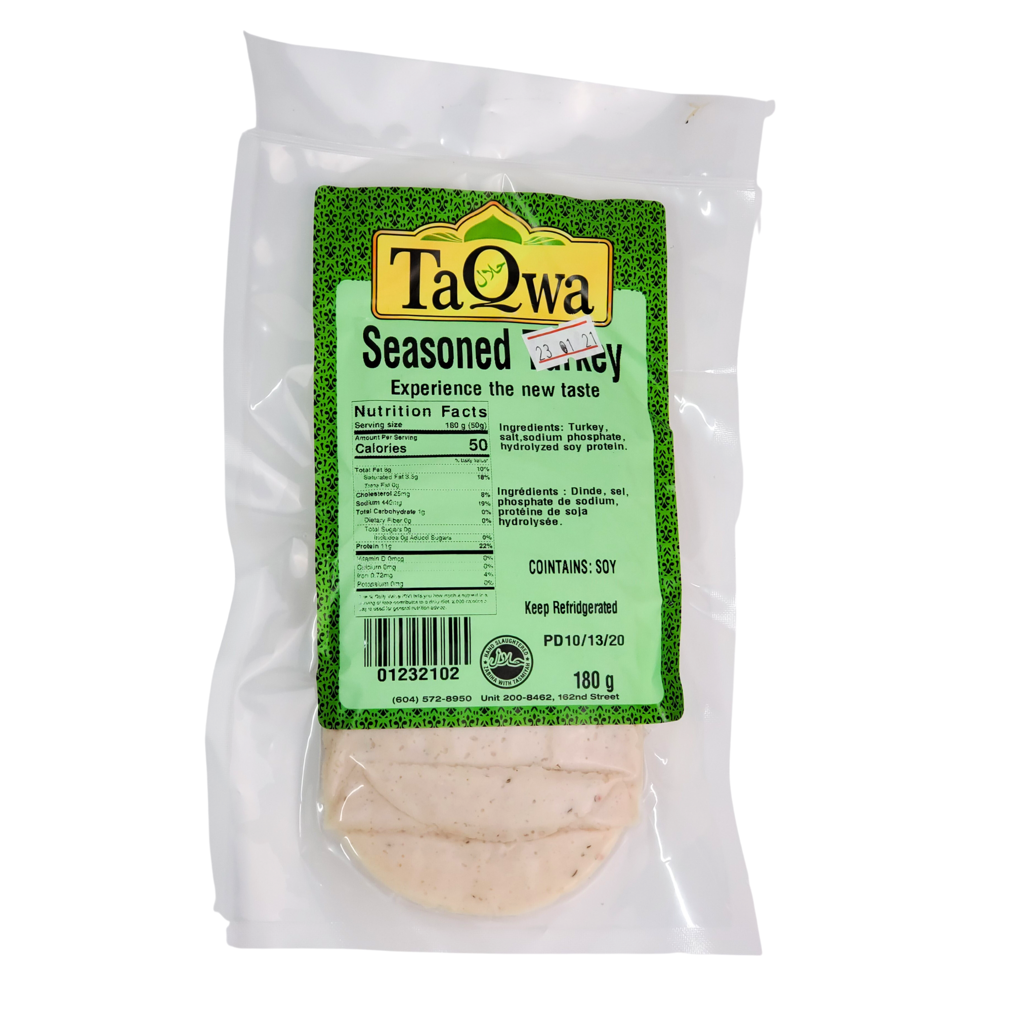 Taqwa Seasoned Turkey Halal 180g