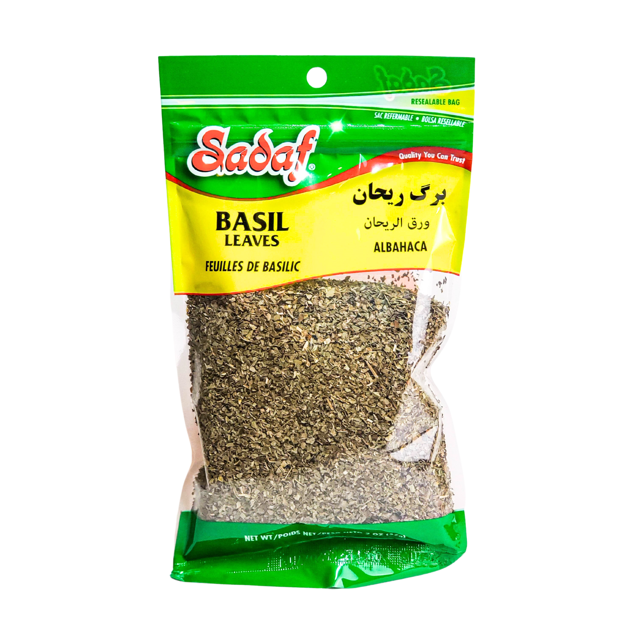 Sadaf Basil Leaves 57g
