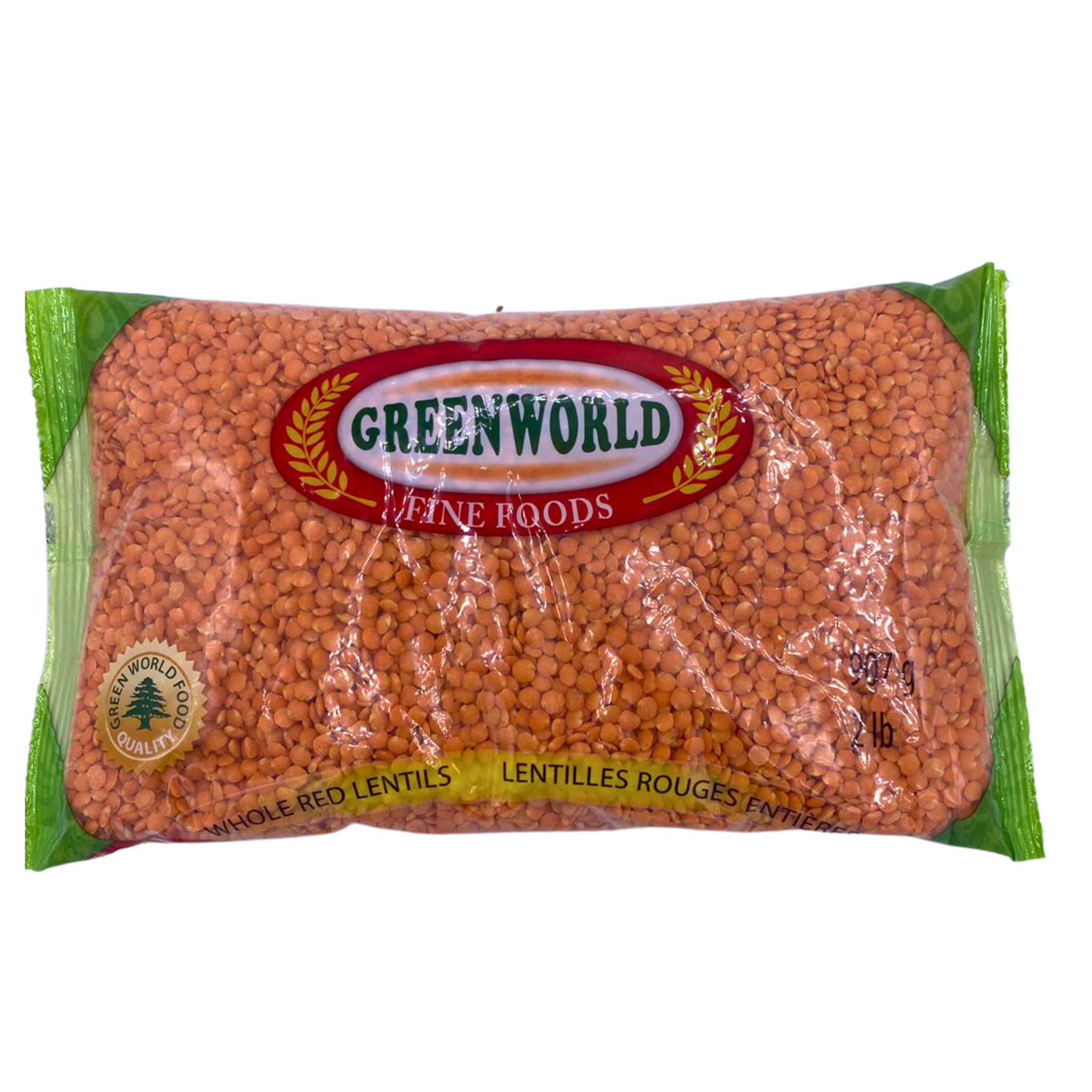 Greenworld Fine Foods Red Split Lentils 907g
