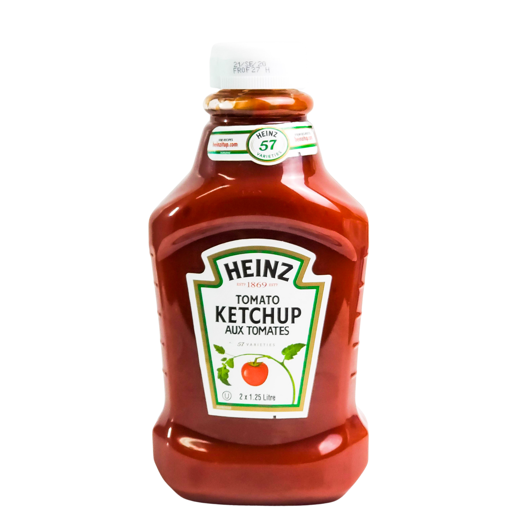 Heinz Tomato Ketchup Aux tomates 2X1.25 L