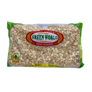 Green World Split Fava Beans 907g