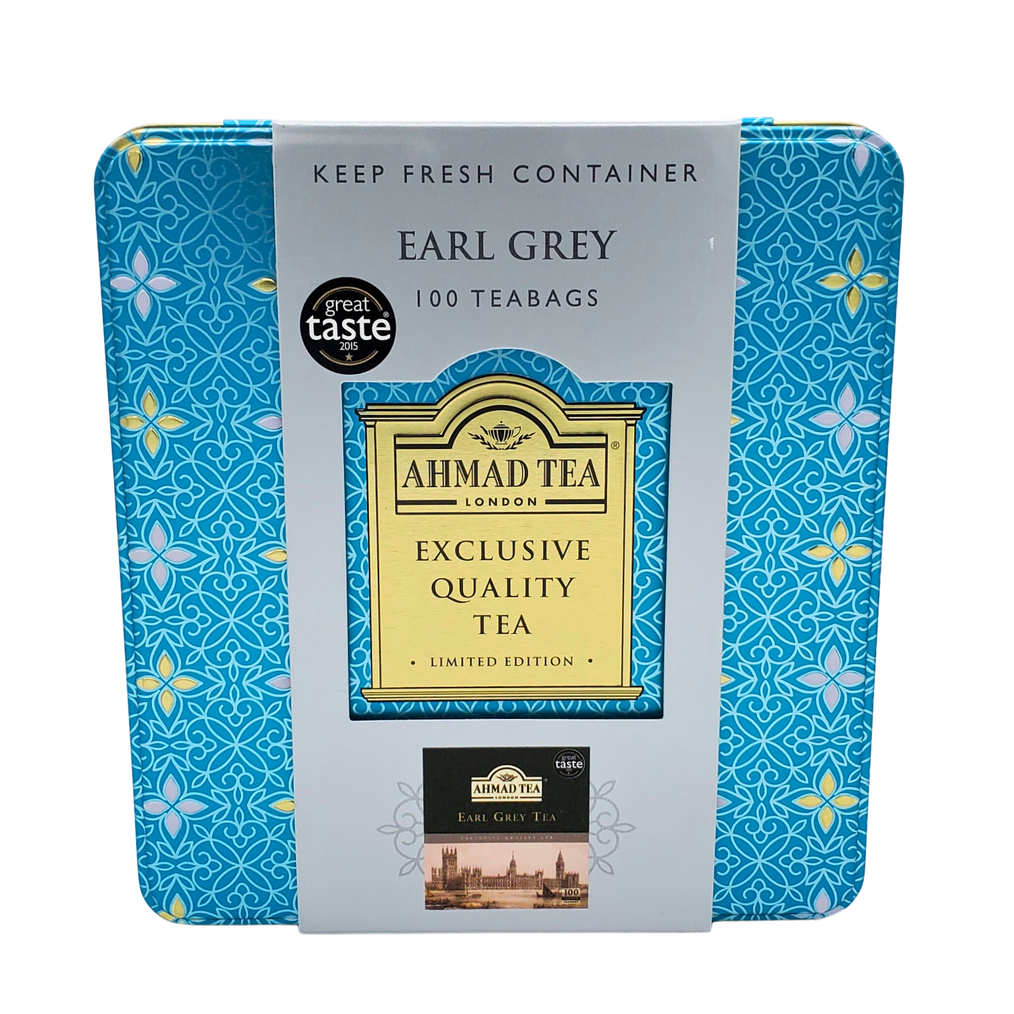 Ahmad Tea London Earl Grey Tea 100 Tea Bags Exclusive Quality Tea Limited Edition