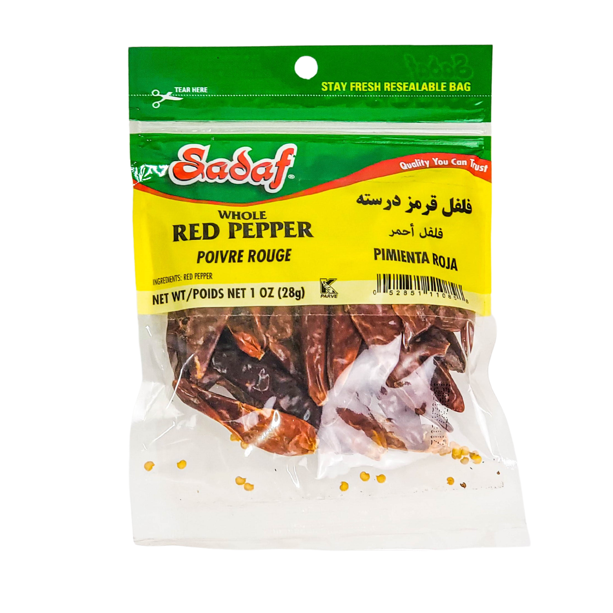 Sadaf Whole Red Pepper (Poivre Rouge) 28g