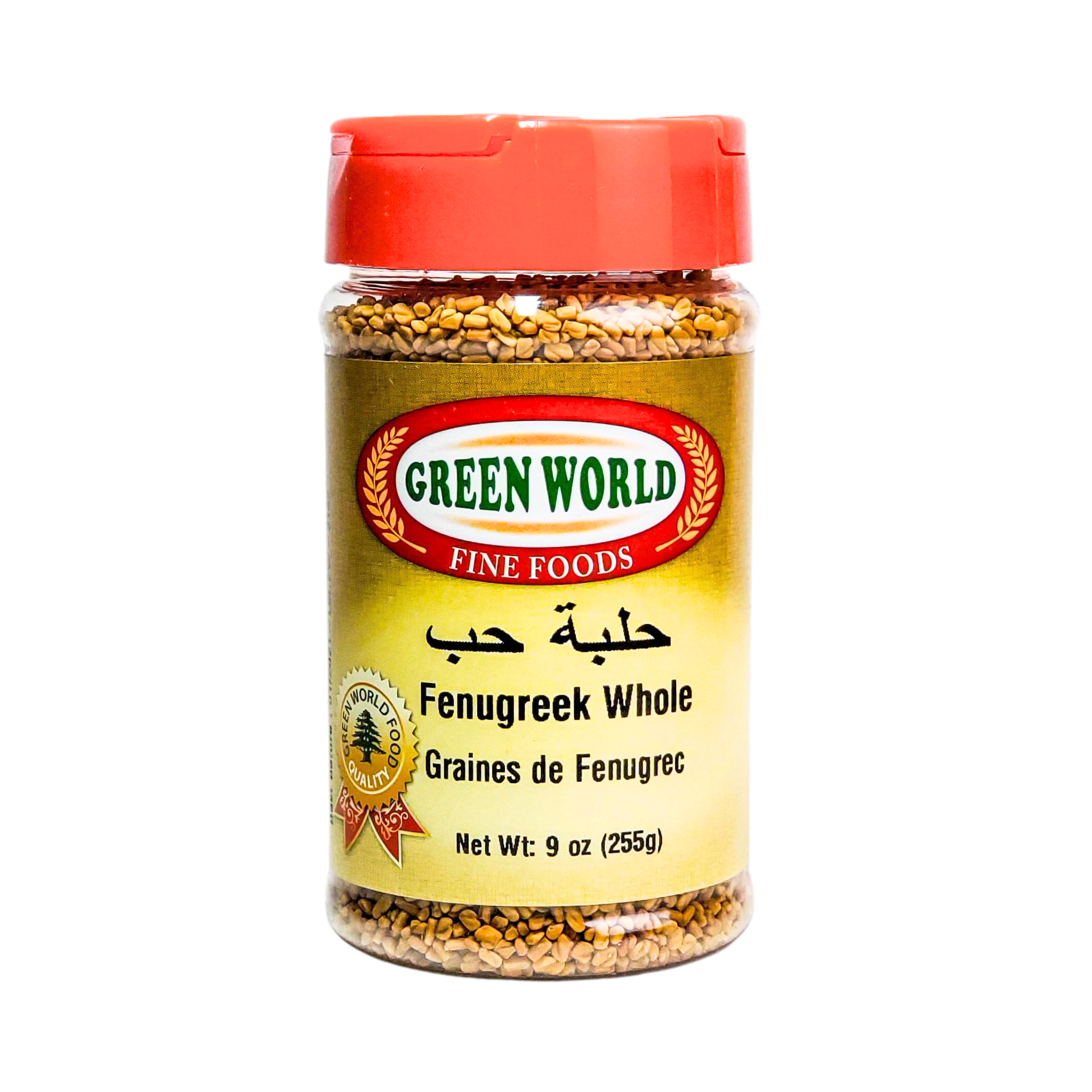Green World Fine Foods Fenugreek Whole (Graines de Fenugrec) 225g