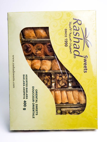 Sweets Rashad Oriental Assorted Baklawa 400g – Souk Med (Grab)