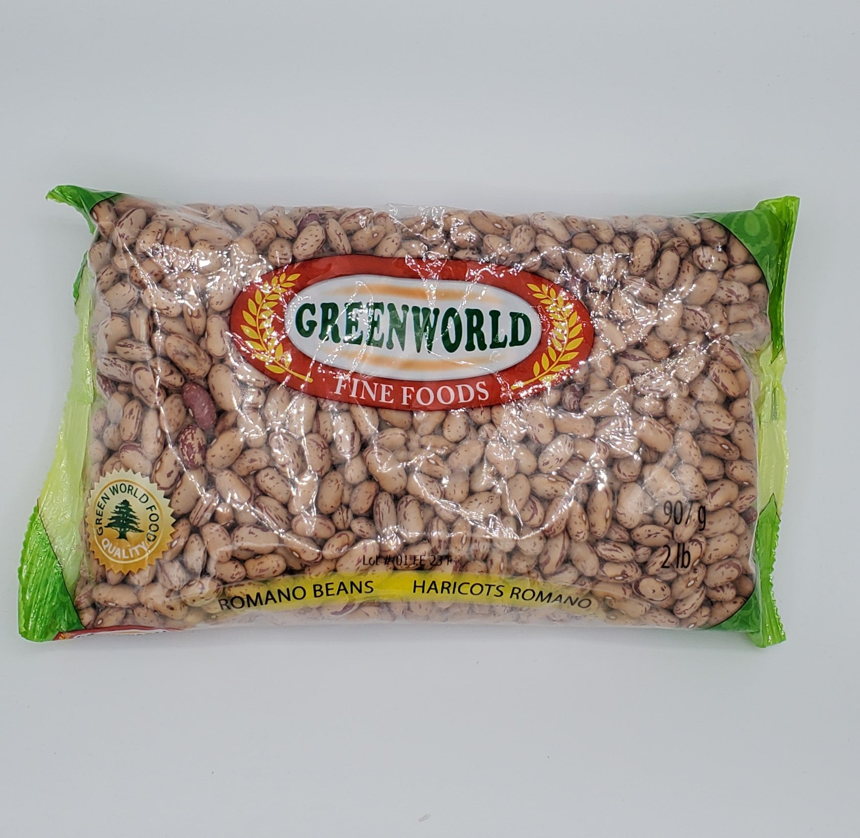 Greenworld Romano Beans Dried 2lbs 907g - Haricots Romano 907g