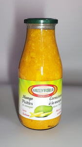 Original Amba Sliced Mango Pickles in Vinegar 1.1 KG less Sodium - cornichons a la mangue Dans l'huile moins de sodium