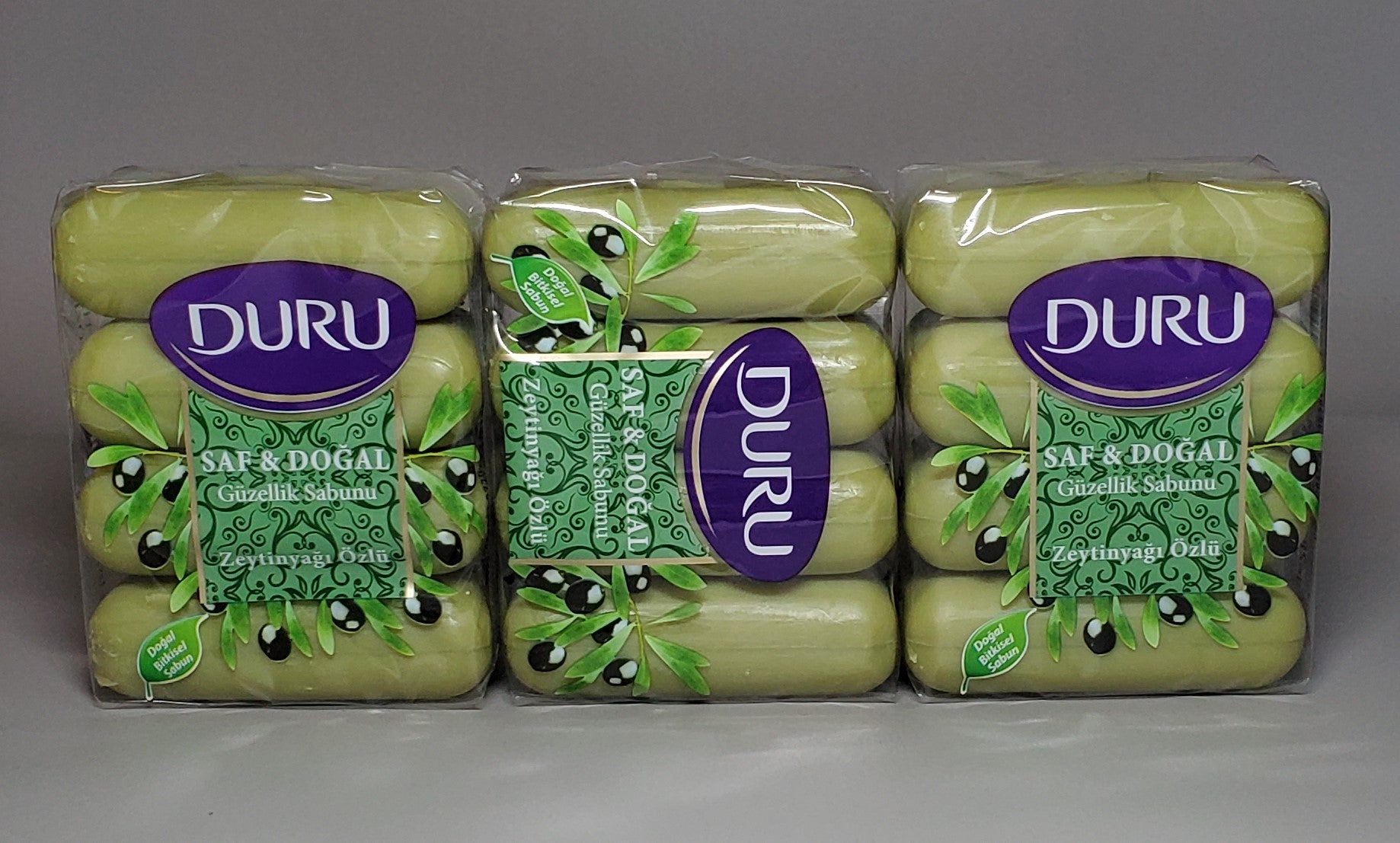 3X Duru Olive Oil Soap 4X70GR Made in Turkey
